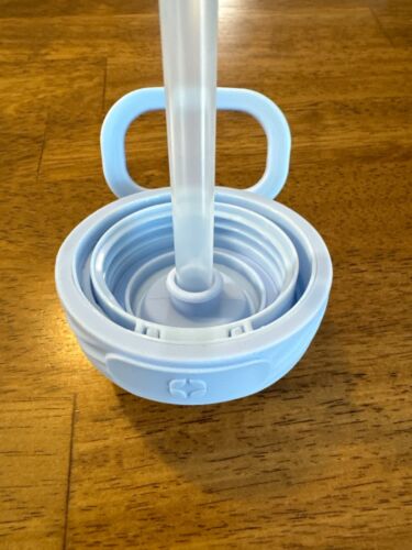 Ello Pop & Fill Stainless Steel Water Bottle *MISSING CLEAR LID* Halogen Blue - Picture 8 of 8