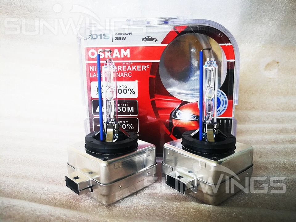2PCS OSRAM XENARC D1S 66144CBI Cool Blue 6000K HID XENON LIGHT BULB - Image 2 of 4