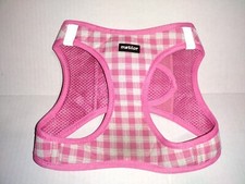 Step-in Dog Harness Breathable Mesh Puppy XL Dog Vest Harnesses Pink Under 30lbs