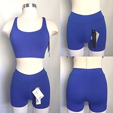 SO DANCA Ladies Mid Rise Dance Short, Celestine Blue, Sizes XS / M / L, NWT