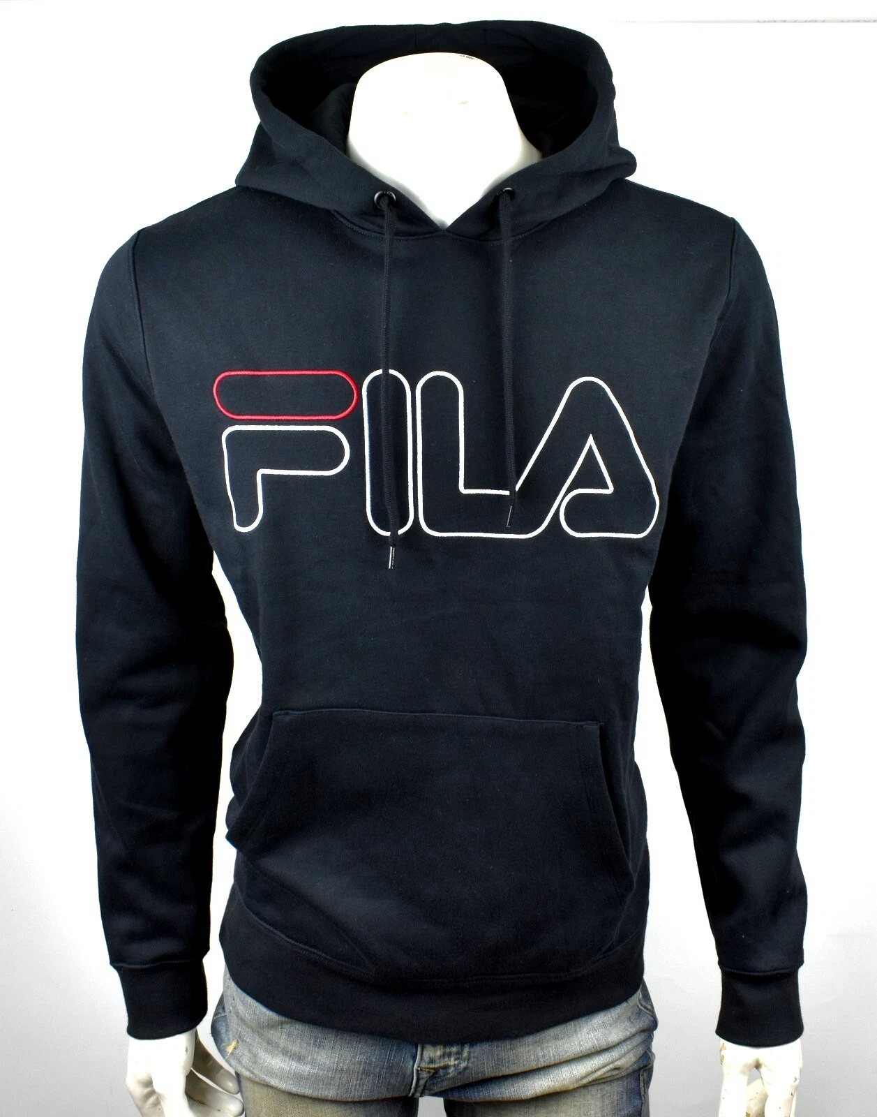 FILA Men's Performance Fleece Pullover Hoodie Sweatshirt Size M