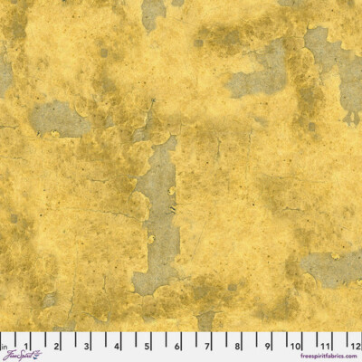 Tim Holtz Palette | Palette Yellow Vintage | Vintage | Sold by The 1/2 Yard