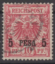 === Dt. Kolonie OSTAFRIKA Mi. 3 Ia gest., Kat. 110&euro; ===
