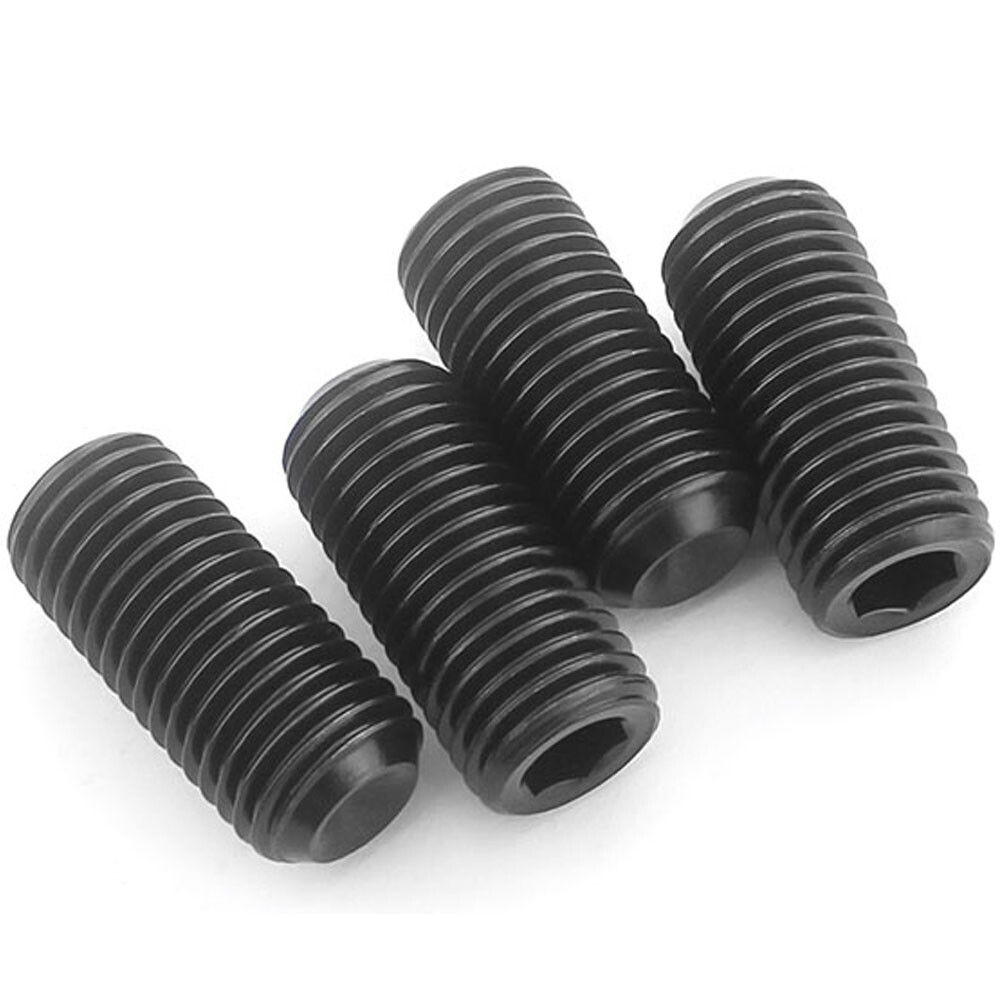 Aexit M5 X 6mm Cup Point Hex Socket Set Screws – 20-Pack Stainless Steel, For Gears, Pulleys & Shafts