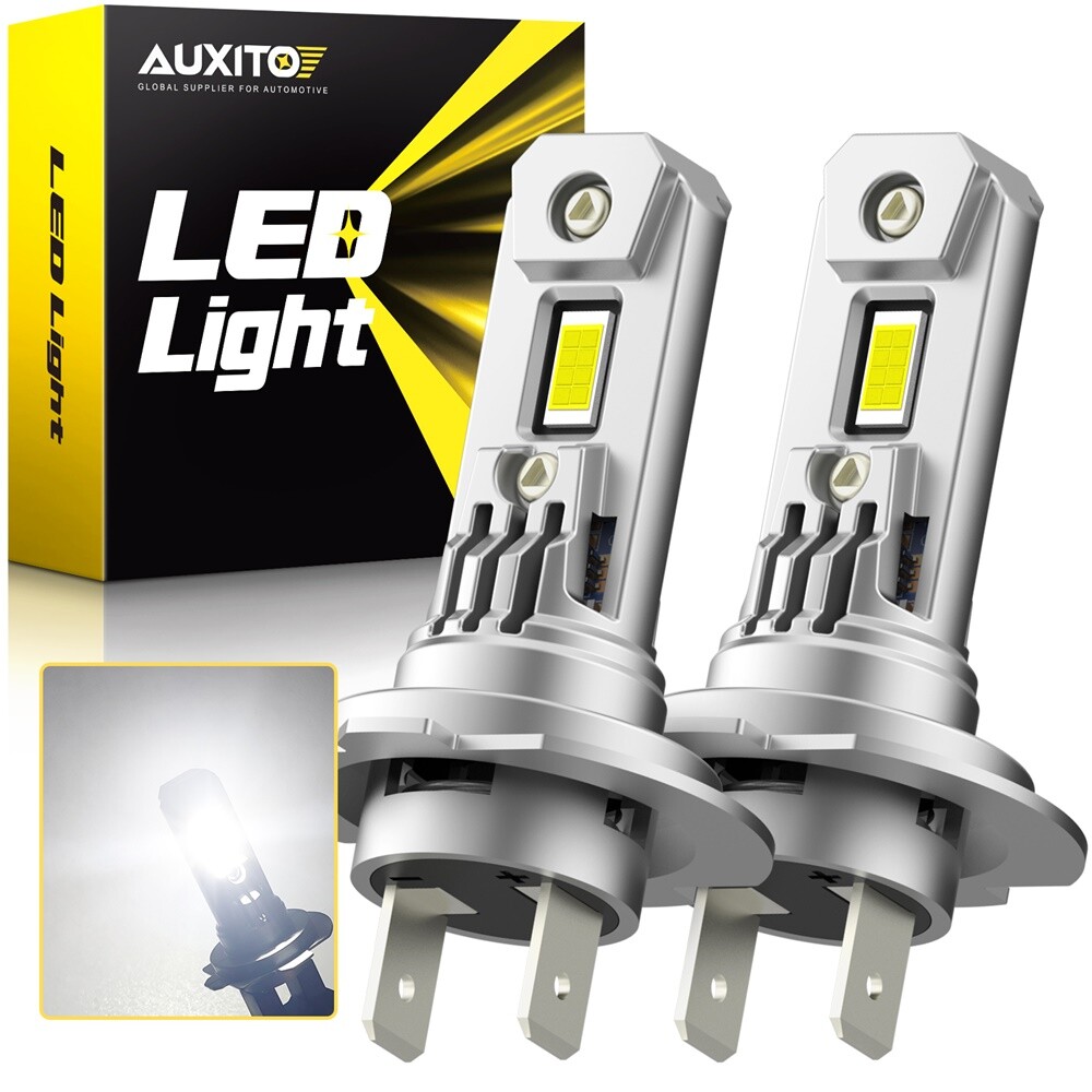2X AUXITO H7 Headlight LED Bulb High Kit Low 6500K Beam Super White Cars Q16