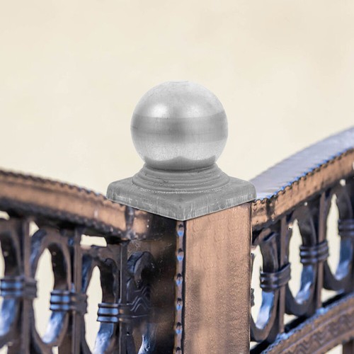 Fence Post Cap Metal Fence Cap Ball Shaped Post Cap Fence Protector Fence Post - Picture 10 of 12