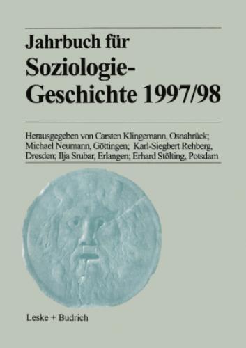 Thumbnail - Jahrbuch Für Soziologiegeschichte 1997/98 2655
