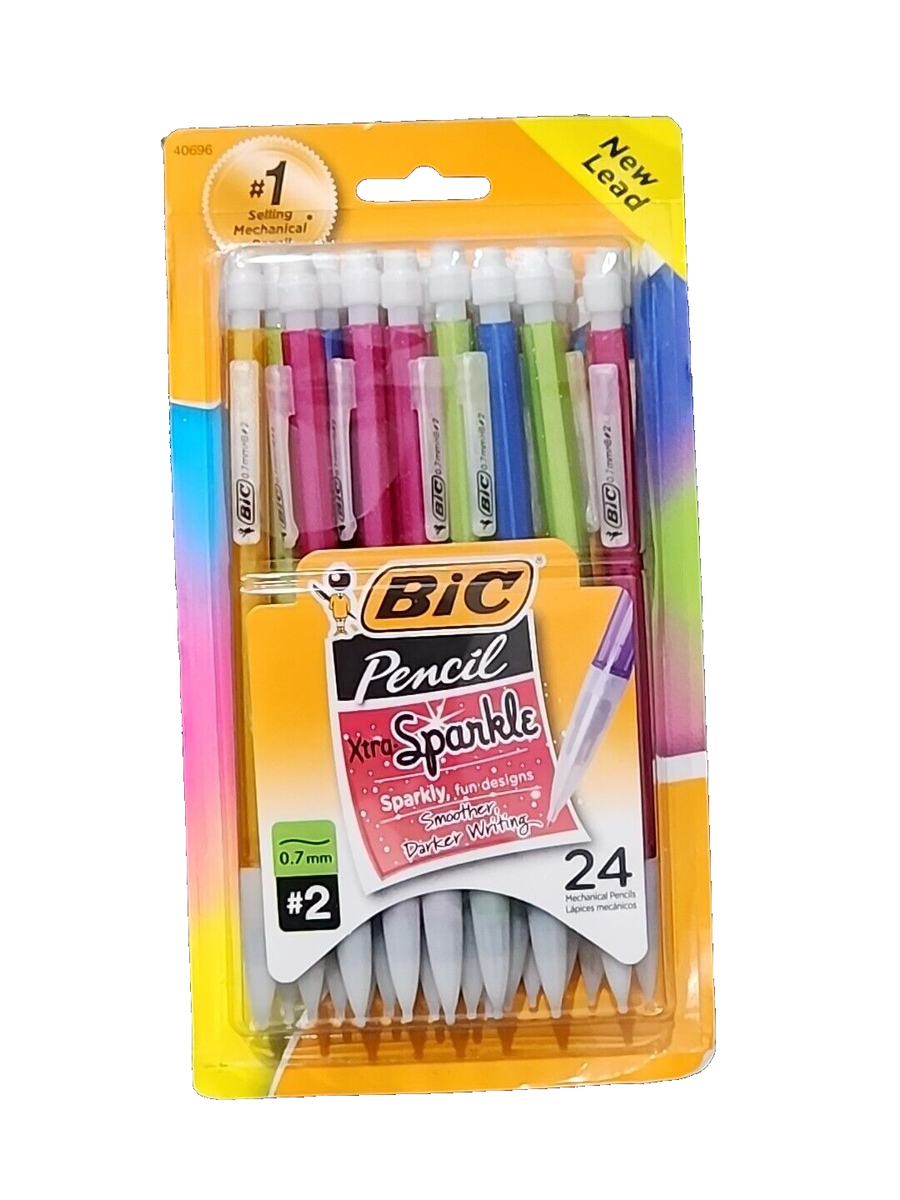BIC Mechanical Pencil Xtra Sparkle Fine Point 0.7mm #2 HB - 24 Count 70330406964 | eBay BIC Mechanical Pencil Xtra Sparkle Fine Point 0.7mm #2 HB - 24 Count 70330406964 | eBay