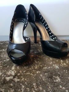 fergie black heels