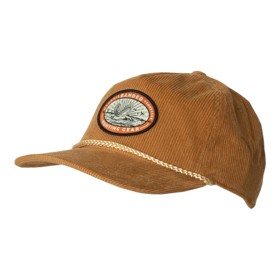 Tapa de cuerda de pana de 5 paneles amaderada para aves acuáticas con bandas Foto 2 de 3