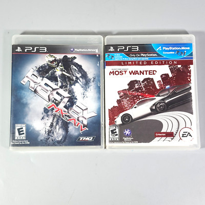 PlayStation 3 Need Speed Most Wanted Limited Edition Reflex MX ATV Game Bundle