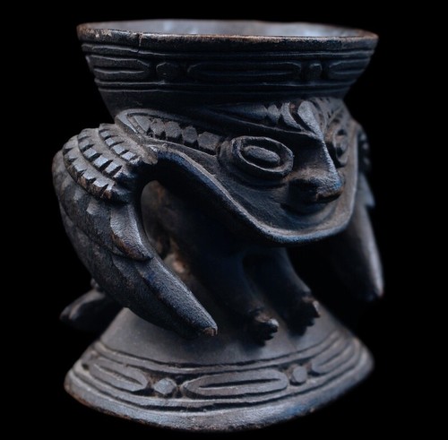 Mortier à betel, betelnut mortar, oceanic tribal art, traditional art, oceania - Picture 4 of 13