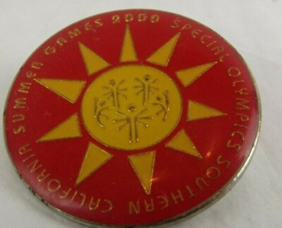 2000s 2000 Special Olympics Summer Games Southern California Pinbacks Pin 
