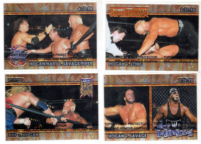 1999 TOPPS WCW/nWo NITRO CHROME 12-CARD SET HULK HOGAN GOLDBERG STING