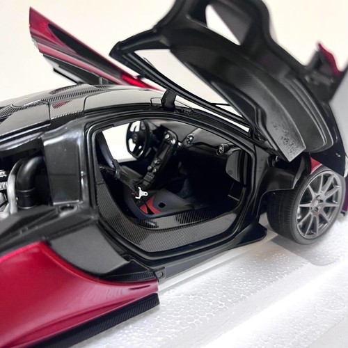 AUTOart 1/18 McLaren P1 VOLCANO ROJO Compuesto Diecast Modelo 76062 con Caja JAPÓN - Imagen 11 de 17