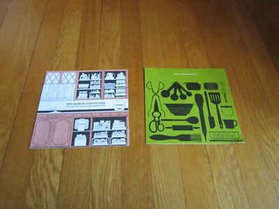 Vtg Rubbermaid Advertising Booklets Kitchen Organization & Help from Accessories