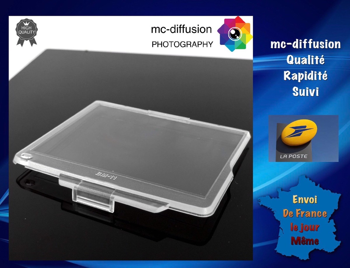 Protecteur Lcd Nikon Protecteurs écran FANZR D7000 - Lot De 2 - Pour Nikon D7000 - ABS Transparent Anti-rayures Transparent BM-11