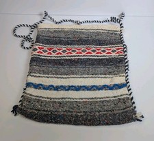 Vintage Hippie Baja Shoulder Bag Beach Saddle Blanket Purse Made in Mexico