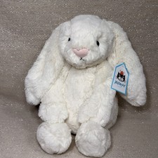 NWT Jellycat BASHFUL CREAM BUNNY - Medium 12" Authentic Brand New with Tags JC3