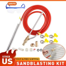 Sandblasting For Kit Pressure Washer Sand Attachment Blaster Power Set 5000 Psi