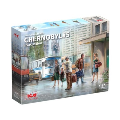 ICM Historical Model 1/35 Chernobyl #5 - Evacuation New