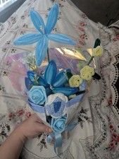 Forever Flower Bouquet Blue