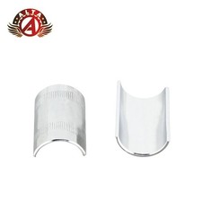 ALTA Silver Bicycle Alloy Handlebar Shim Adapter 22.2mm - 25.4mm Stem Conversion