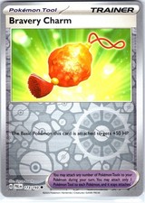 Bravery Charm 173/193 Uncommon Reverse Holo Card Paldea Evolved Pokemon TCG LP