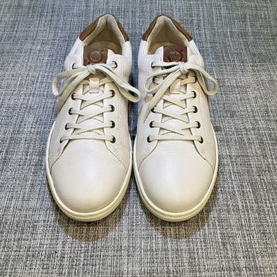 Born Ashram II Men s Hand Crafted Leather Sneakers In Bone Color Sz. 10.5M - NEW