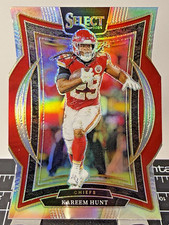 2024 Panini Select - Concourse Kareem Hunt #75 Silver Prizm Die-Cut