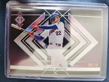 2025 Topps Transcendent Juan Soto Black Chrome Image Variation 8/10 Mets