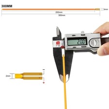 Mini LED Lichterkette 30cm Ø 2mm Filament 360° Licht sehr flexibel Modellbau RC