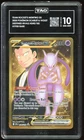 2025 Pokemon Destined Rivals Rocket's Mewtwo Ex #240/182 S&V TAG 10 Hyper Rare