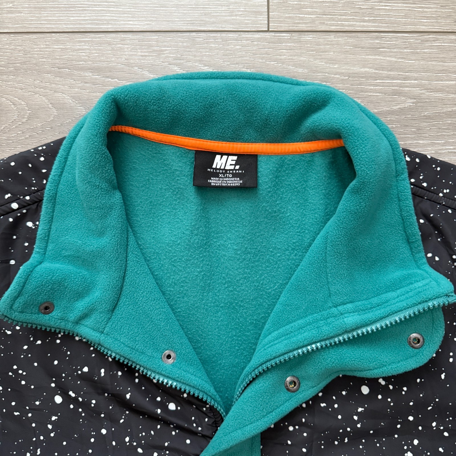 Melody Ehsani - Women's Full Zip Snap Button Pola… - image 3