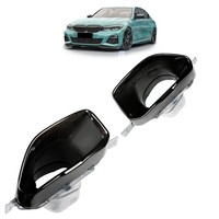 Auspuffblenden ESD Blenden Schwarz Passend FüR BMW 3Er G20 G21 M340I Mit M-Paket