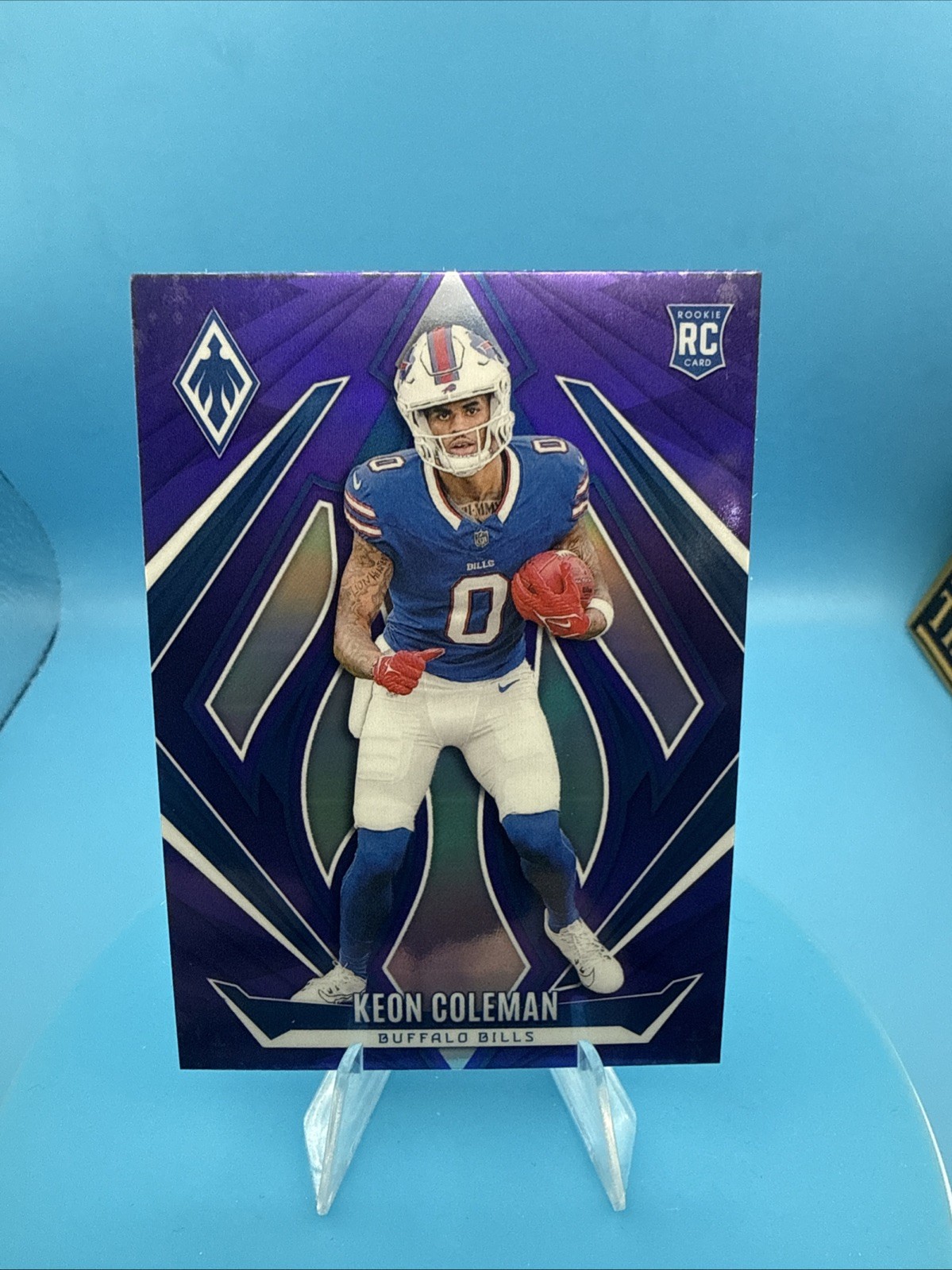 2024 Panini Phoenix #213 Keon Coleman Purple Bills