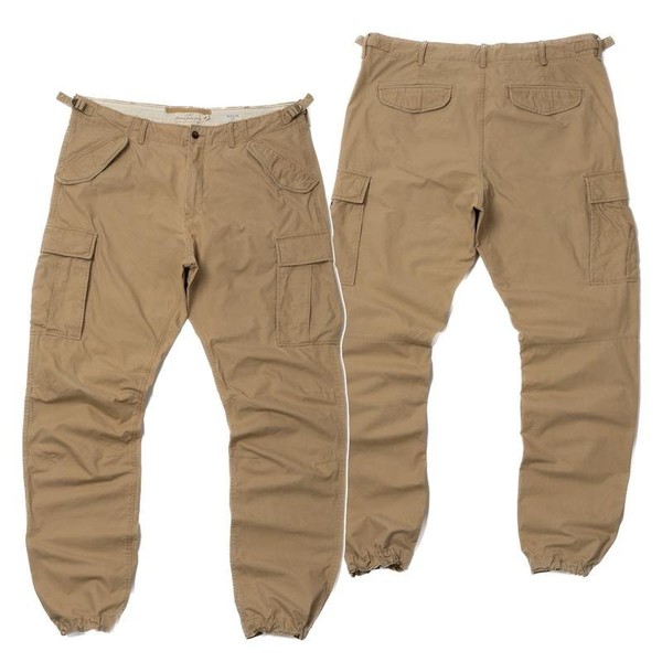 Men H&M Trousers Beige Cotton 36 / XL / 50