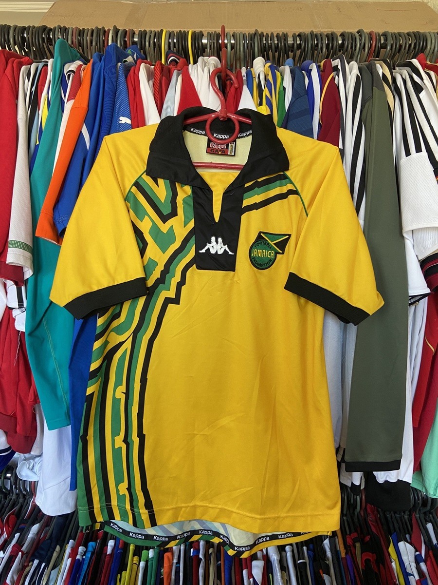 JAMAICA 1998 2000 HOME FOOTBALL SHIRT SOCCER JERSEY KAPPA sz M MEN