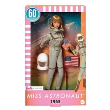 2025 BARBIE SIGNATURE MISS ASTRONAUT 60TH ANNIVERSARY DOLL JBJ48 SEALED NRFB