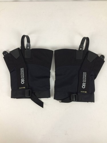 Open Box Outdoor Research Crocodile Mid-Height Unisex Gaiters, Black, X-Large