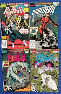 Marvel Annual 1-4 The Punisher Daredevil Hulk Silver Surfer