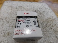 IDEC Model: RSSDN-10A Solid State Relay.  New Old Stock.
