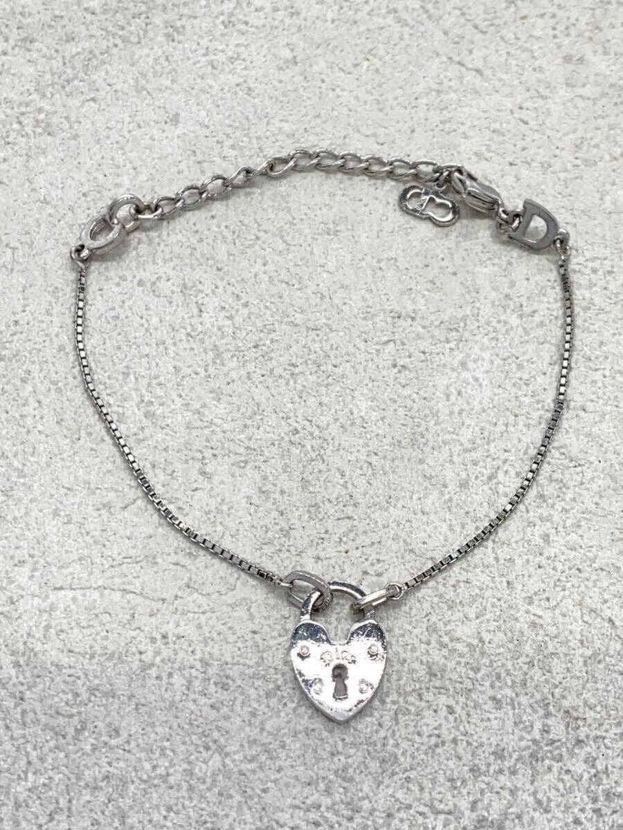 Bracelet Christian Dior cadenas coeur cadena SLV 