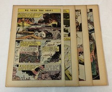 1959 six page cartoon story ~ WWII PILOT CAPTAIN COLIN KELLY