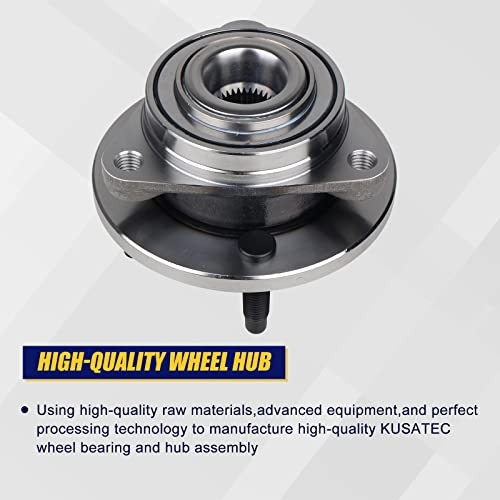 513205 Front Wheel Hub and Bearing Assembly 4 Lug Without ABS Compatible with - Picture 4 of 9