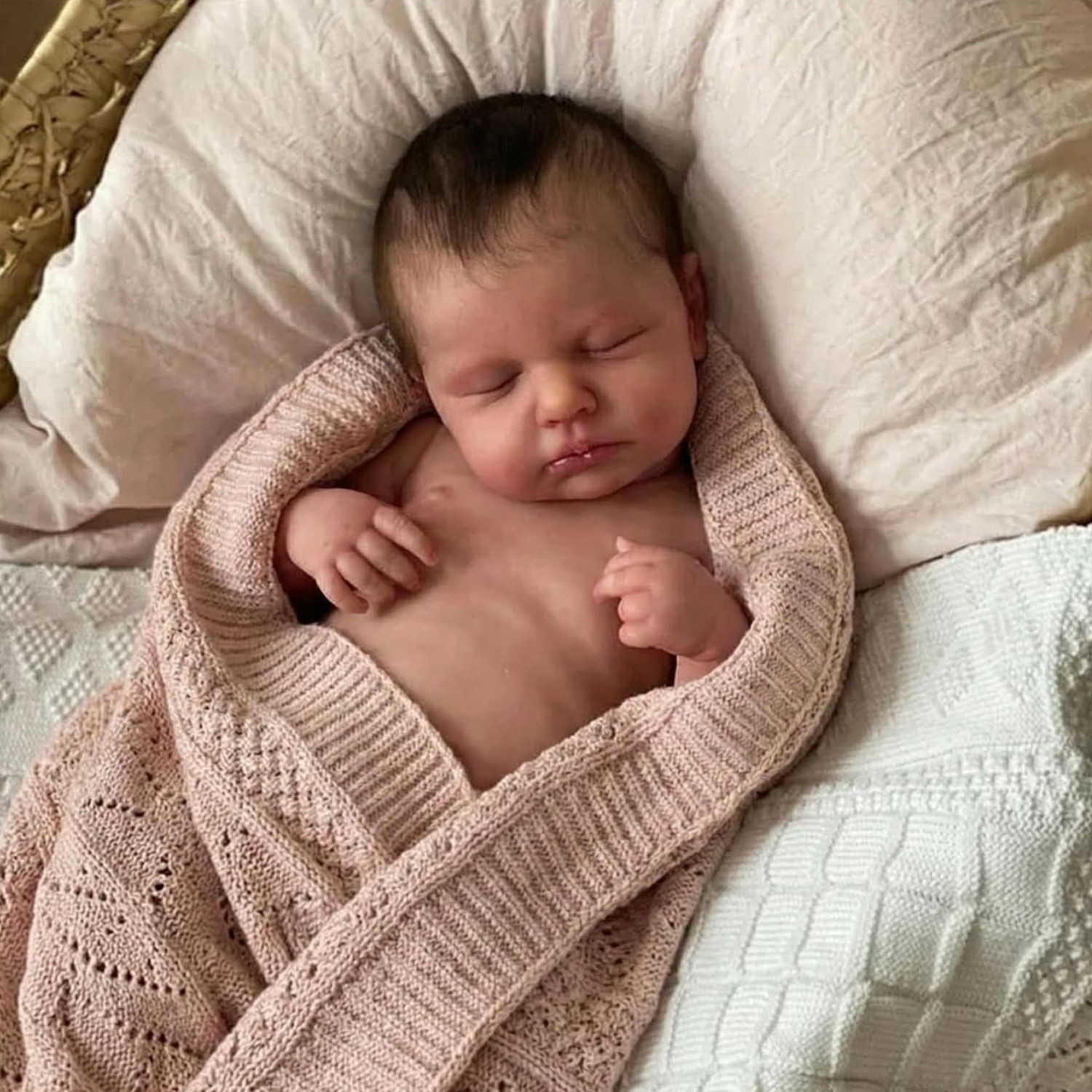 Silicone Baby Doll Full Body 20in Reborn Girl with Accessories