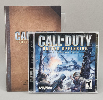 PC Computer Boxed Video Game - Call of Duty United Offensive - Discs w/ Manual