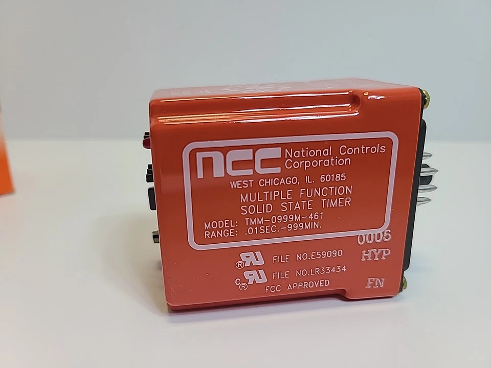 Ametek NCC A1M-0999M-461 120 V AC 10 A .05 sec - 999 min Solid State Timer Relay - Image 2 of 4