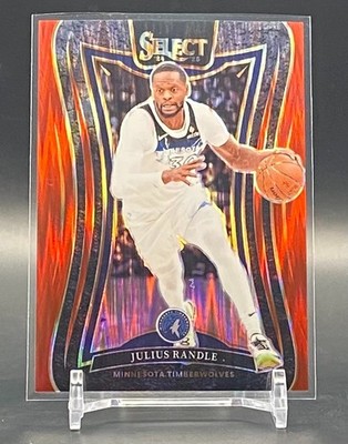 Julius Randle 2024-25 Panini Select Red Flash #/299 Mezzanine Timberwolves #363