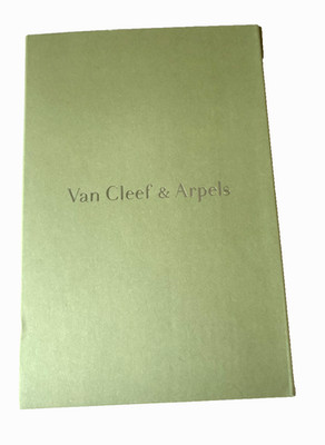 Van Cleef & Arpels Booklet Care Advice Services in VCA Tri Fold Sleeved Envelope